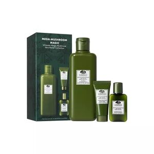 New in box ORIGINS ULTIMATE MEGA-MUSHROOM SKIN RELIEF SET